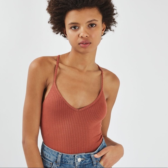 Topshop ribbed bodysuit Clearance